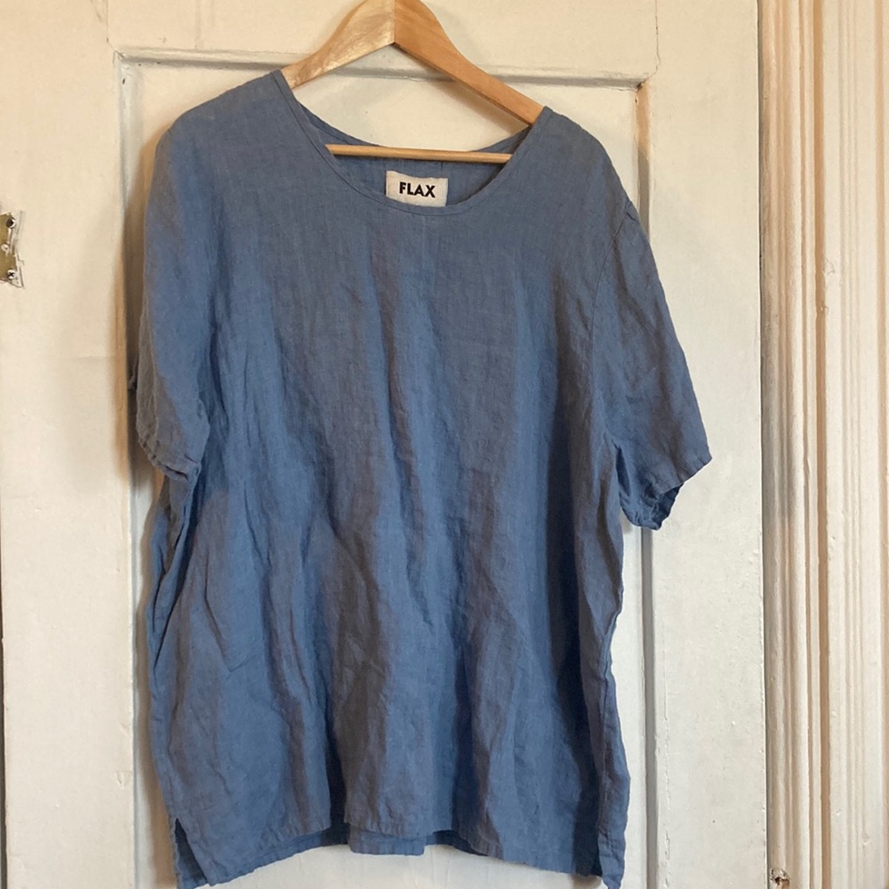 Flax linen top